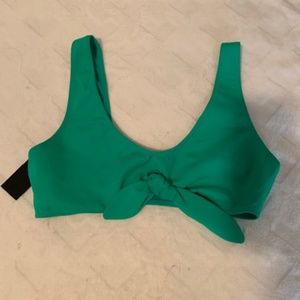 Kendall & Kylie Tie Front Bikini Top